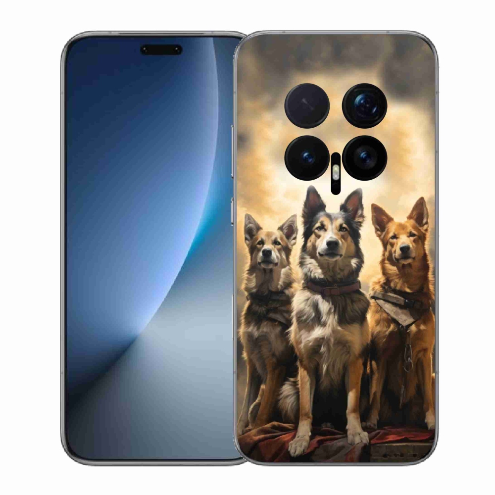 Gélový kryt mmCase na Honor Magic 8 Pro - tri psy