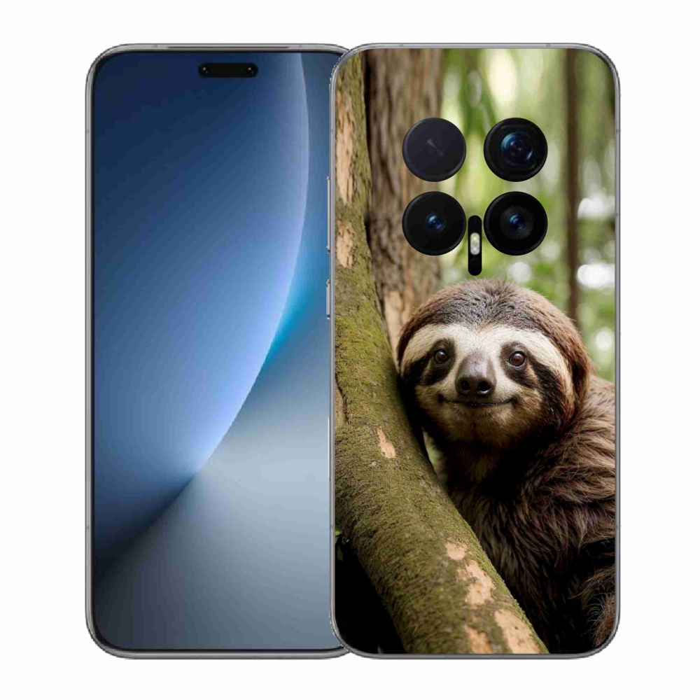 Gélový kryt mmCase na Honor Magic 8 Pro - usmievavý leňochod
