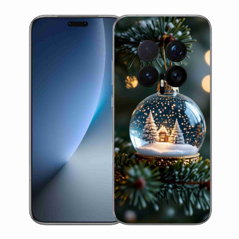 Gélový kryt mmCase na Honor Magic 8 Pro - vianočné gule 2