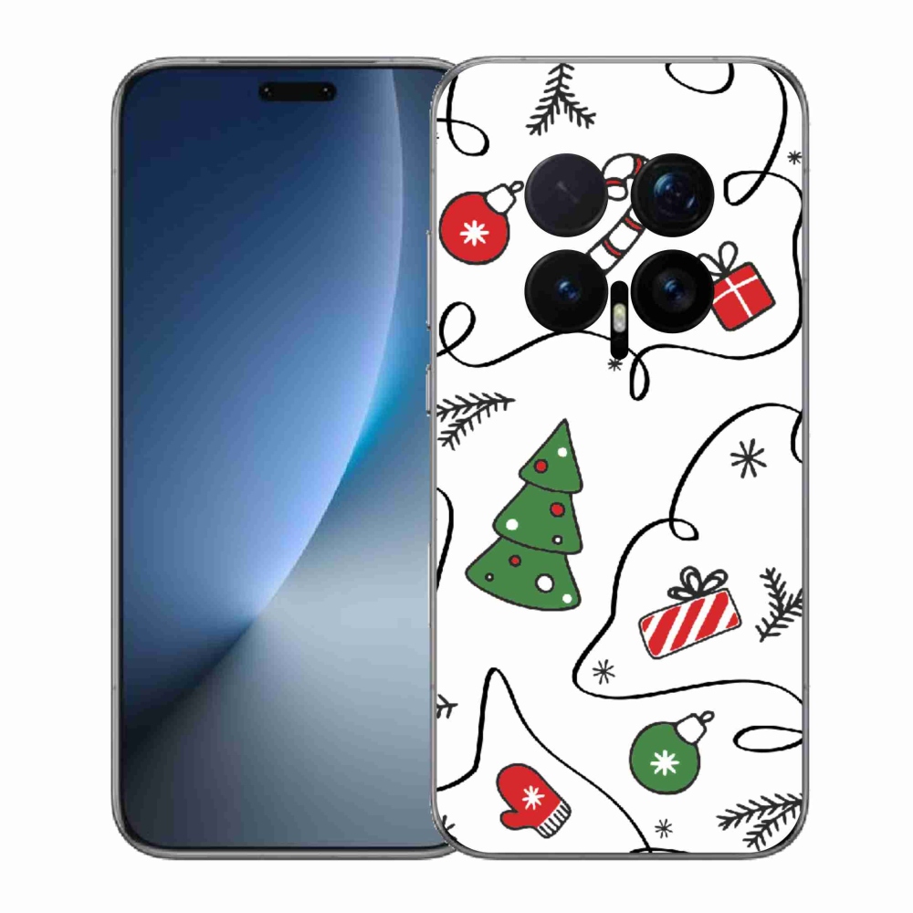 Gélový kryt mmCase na Honor Magic 8 Pro - vianočné motívy