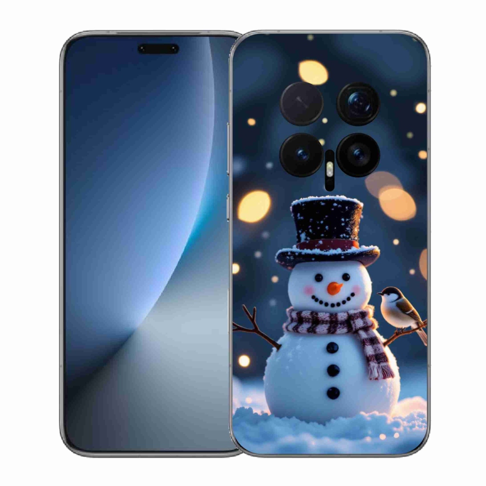 Gélový kryt mmCase na Honor Magic 8 Pro - vianočný snehuliak