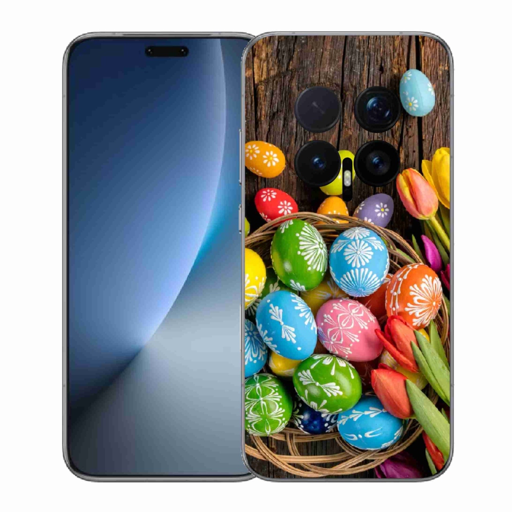 Gélový kryt mmCase na Honor Magic 8 Pro - veľkonočné vajíčka