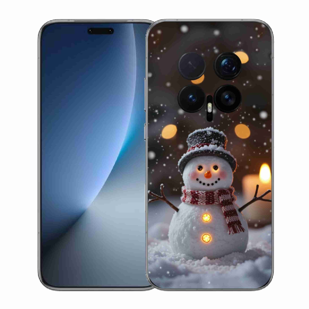 Gélový kryt mmCase na Honor Magic 8 Pro - veselý snehuliak