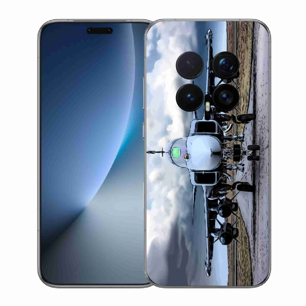 Gélový kryt mmCase na Honor Magic 8 Pro - vojenské lietadlo
