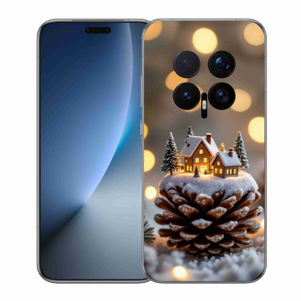 Gélový kryt mmCase na Honor Magic 8 Pro - zimná dedinka