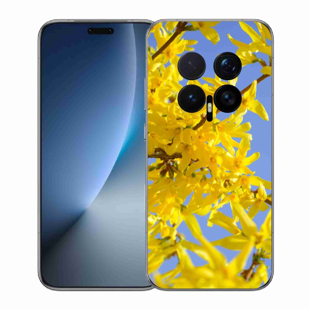 Gélový kryt mmCase na Honor Magic 8 Pro - žlté kvety