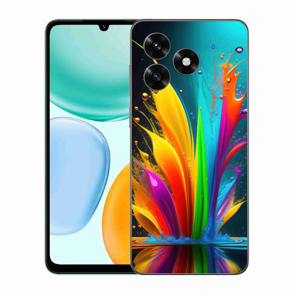 Gélový kryt mmCase na Honor X5c Plus - abstraktný motív 1