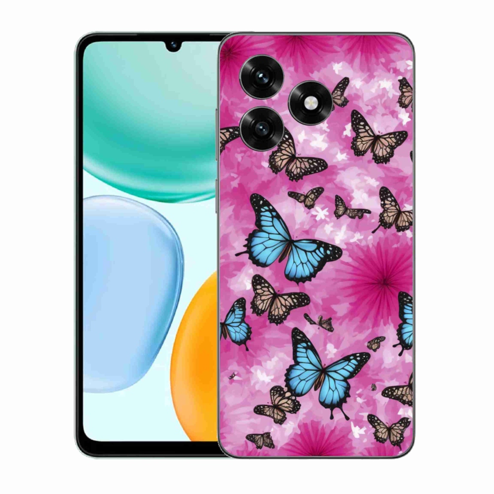 Gélový kryt mmCase na Honor X5c Plus - motýlia záhrada