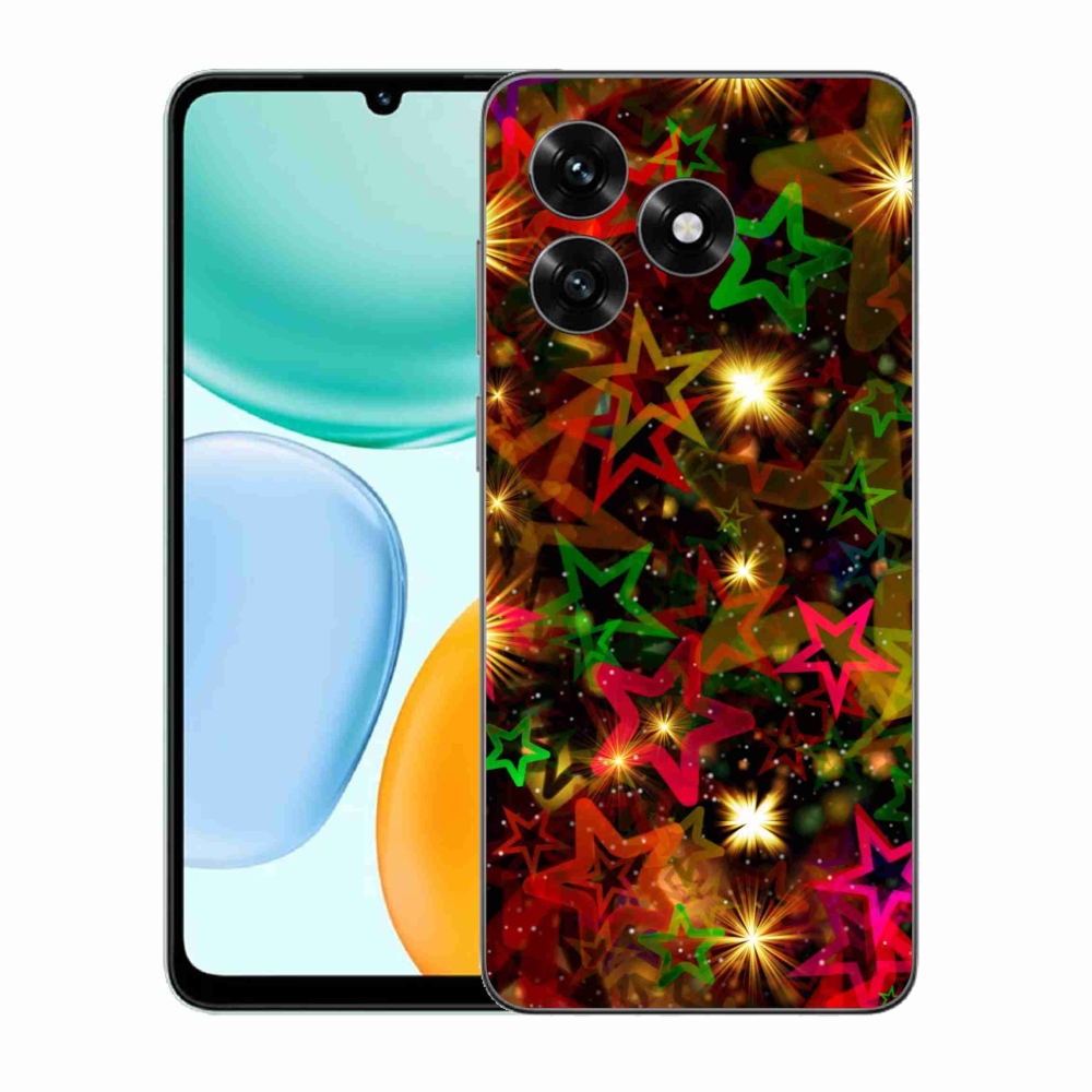 Gélový kryt mmCase na Honor X5c Plus - farebné hviezdičky