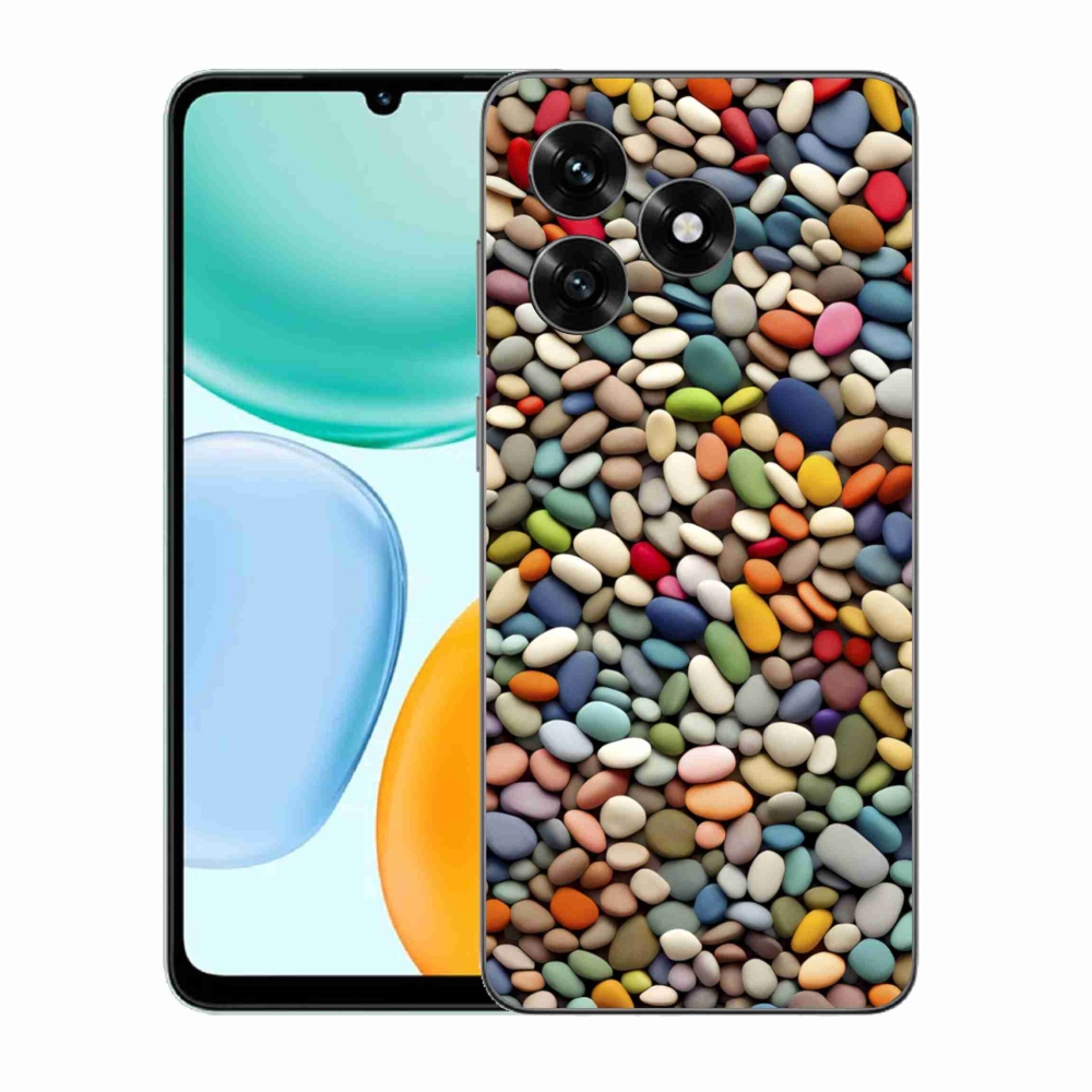 Gélový kryt mmCase na Honor X5c Plus - farebné kamienky 2