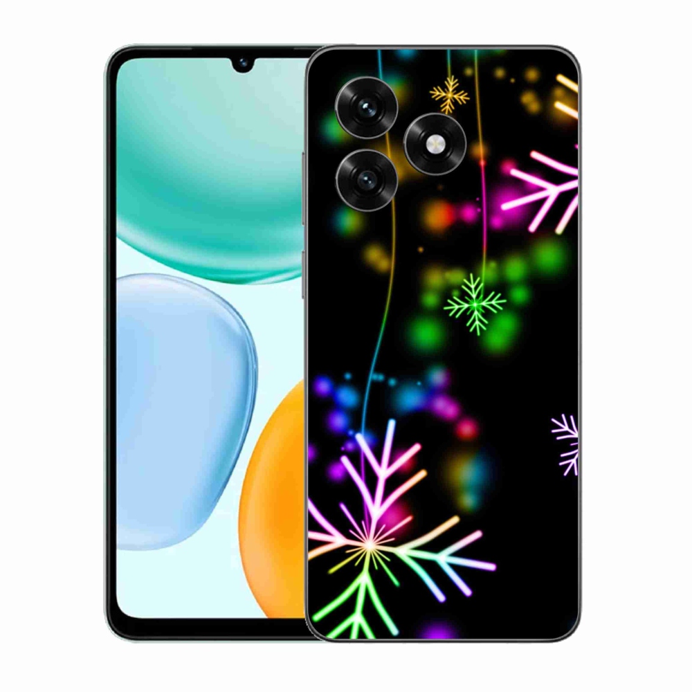 Gélový kryt mmCase na Honor X5c Plus - farebné vločky