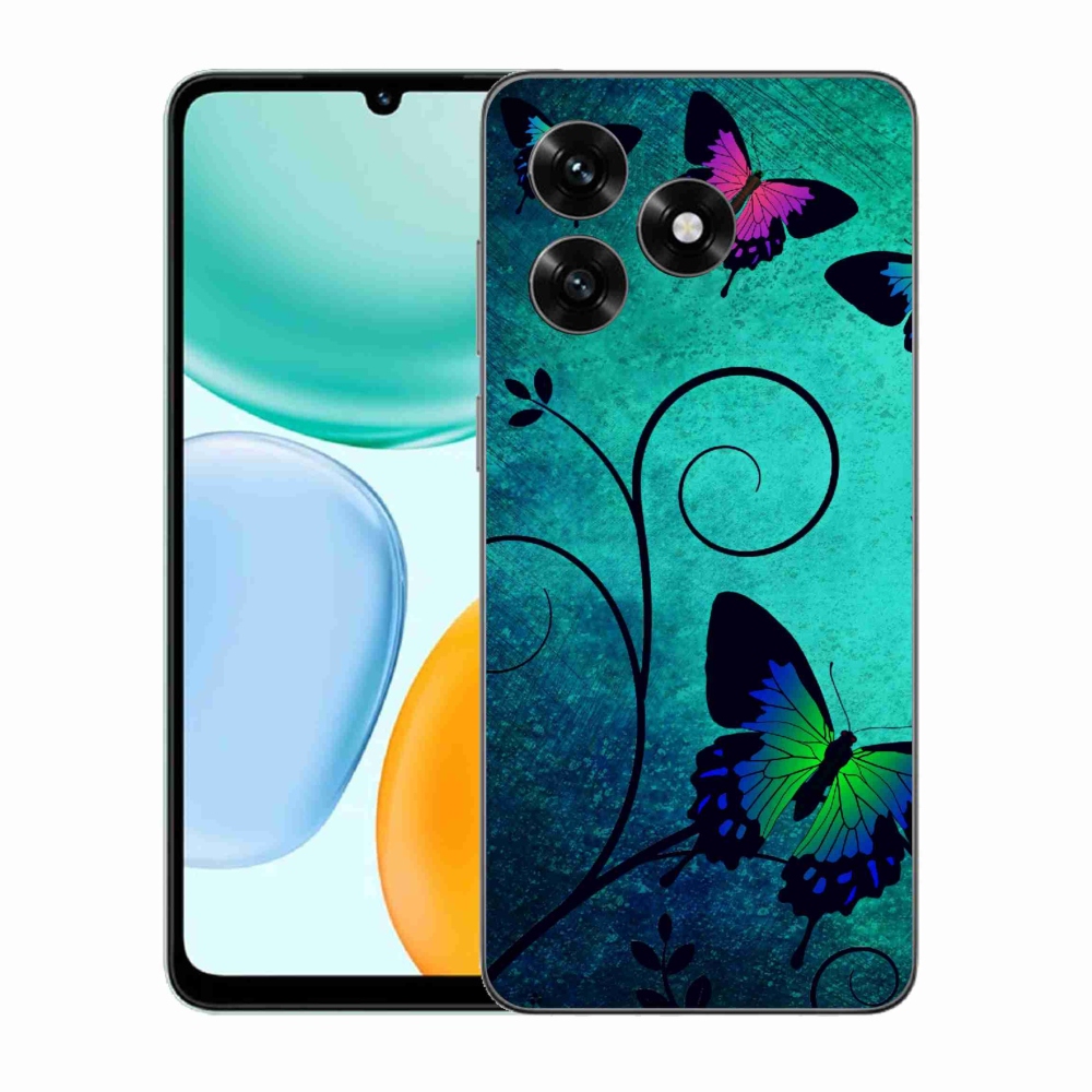 Gélový kryt mmCase na Honor X5c Plus - farební motýle