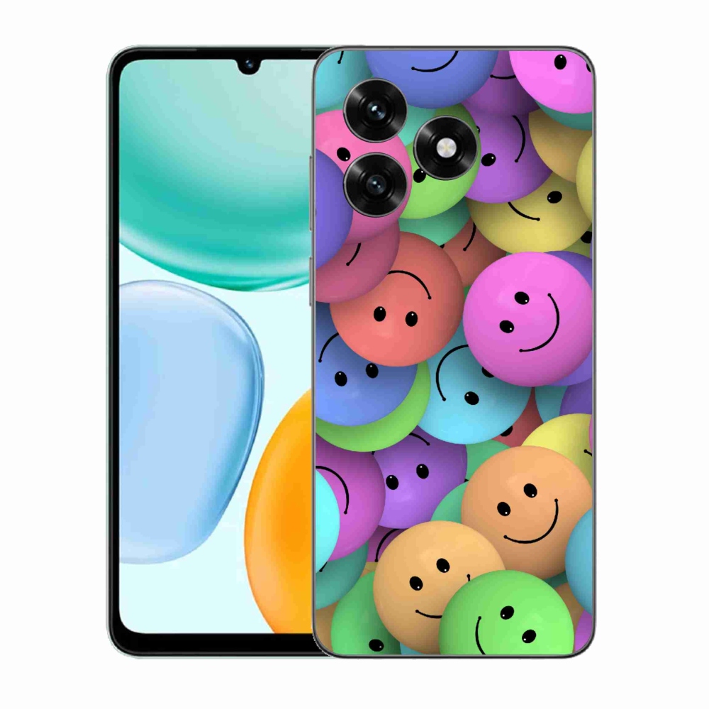 Gélový kryt mmCase na Honor X5c Plus - farební smajlíci