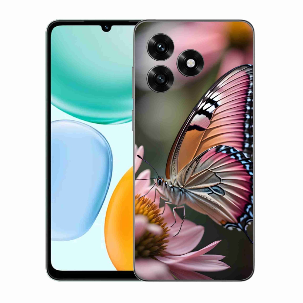 Gélový kryt mmCase na Honor X5c Plus - farebný motýľ