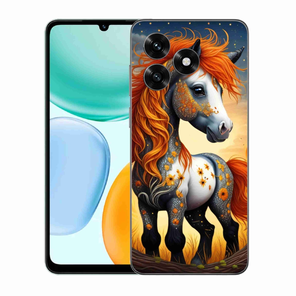 Gélový kryt mmCase na Honor X5c Plus - farebný poník