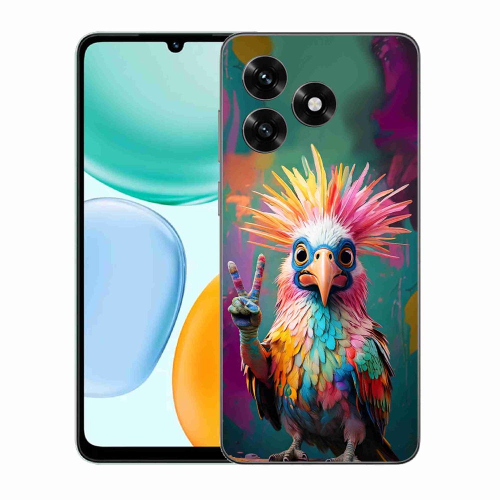Gélový kryt mmCase na Honor X5c Plus - farebný rebel
