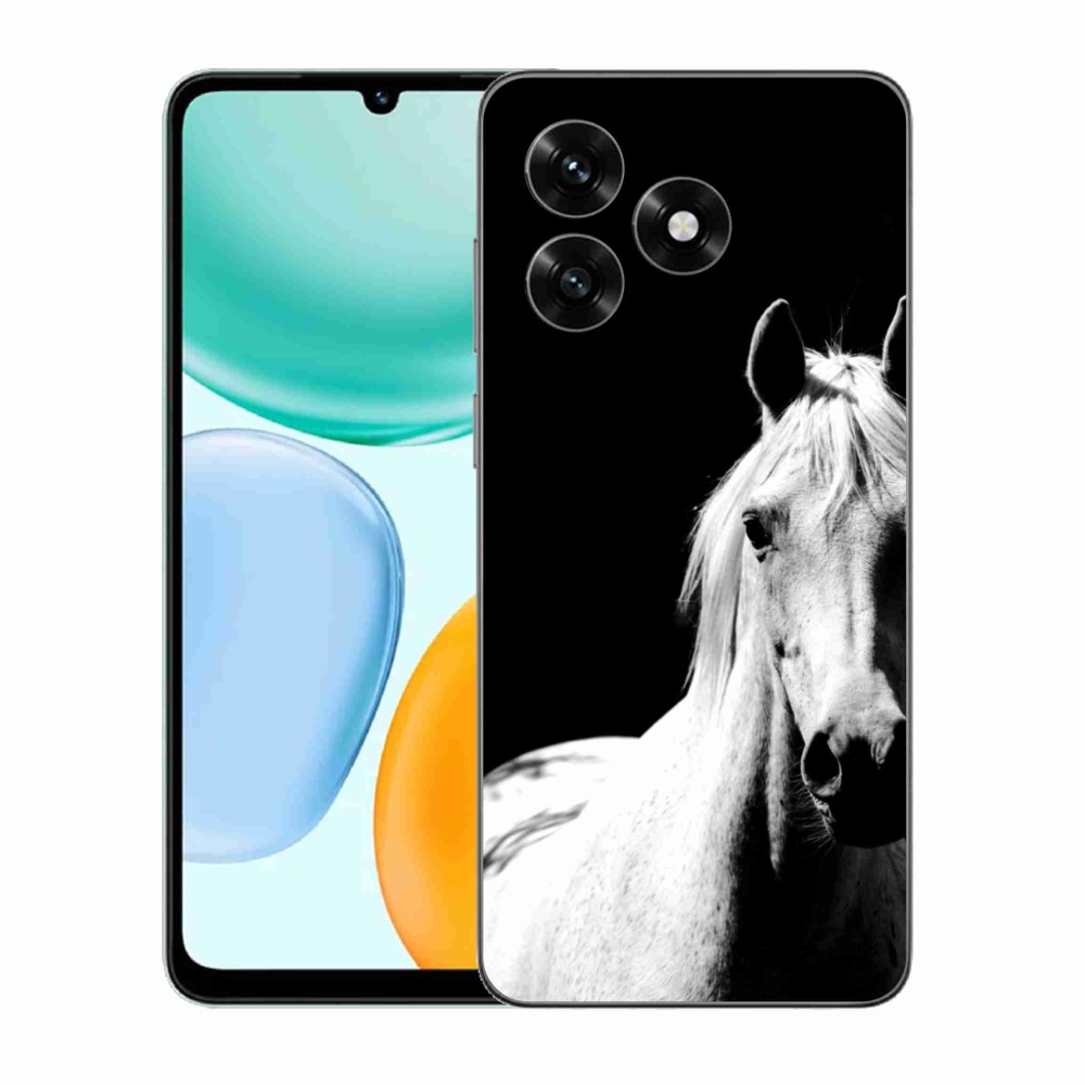 Gélový kryt mmCase na Honor X5c Plus - biely kôň 5