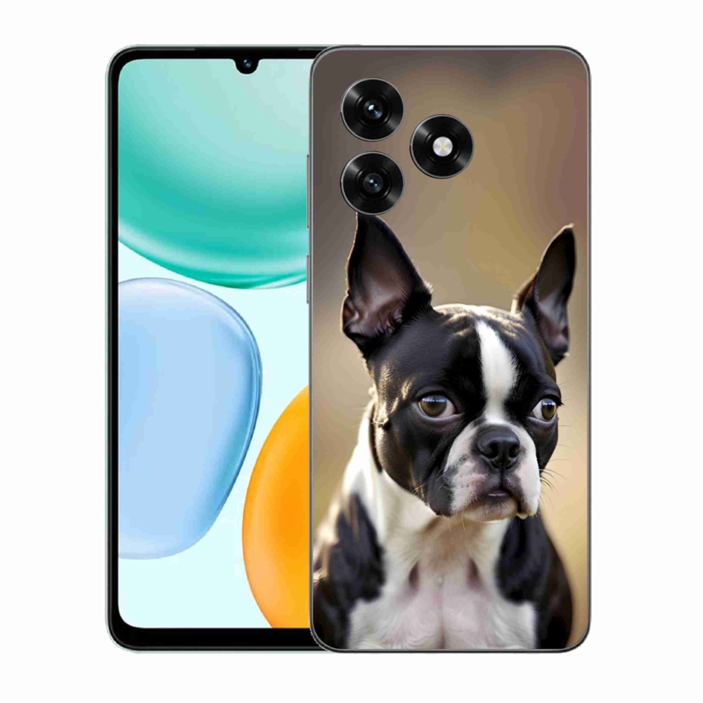 Gélový kryt mmCase na Honor X5c Plus - bostonský teriér