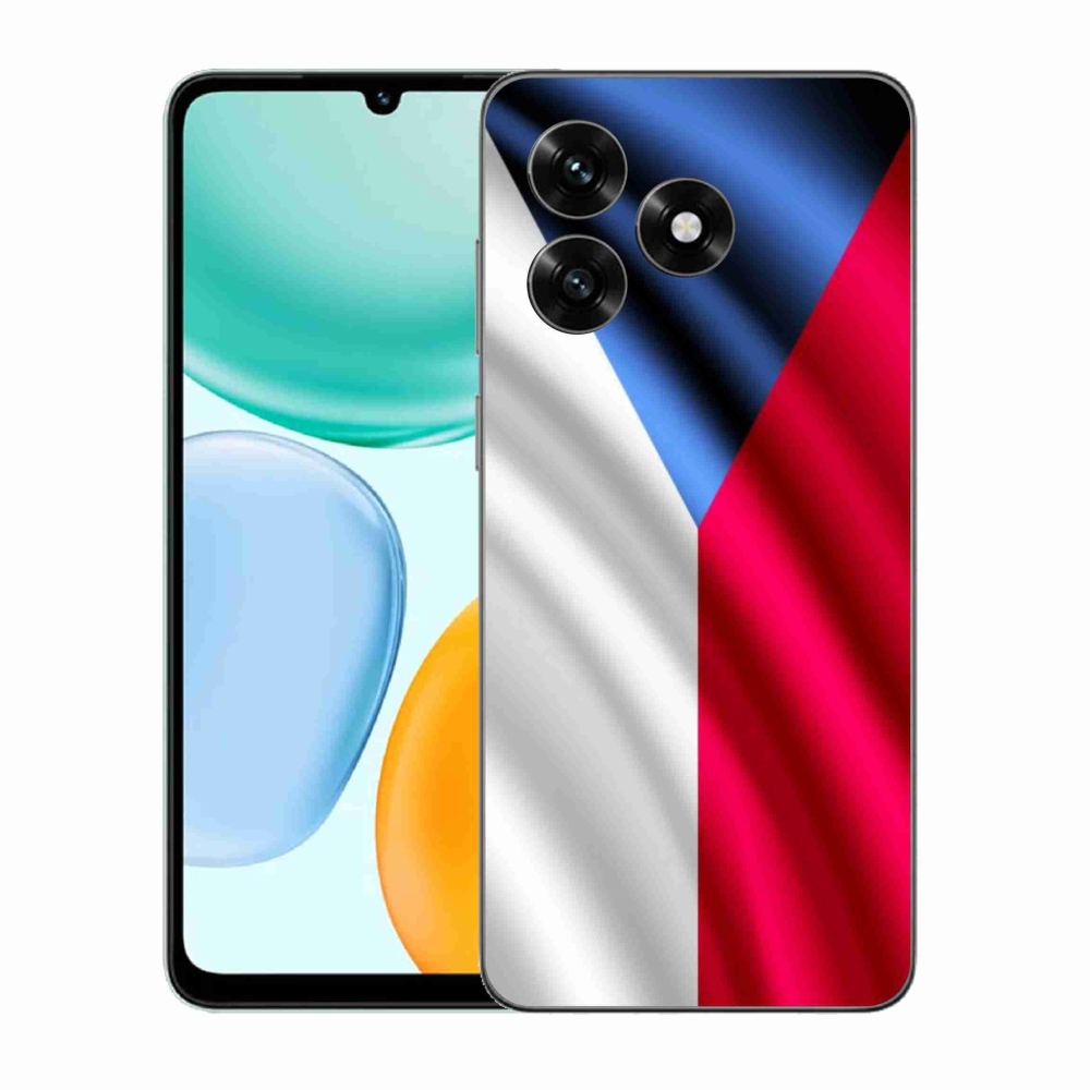 Gélový kryt mmCase na Honor X5c Plus - česká vlajka
