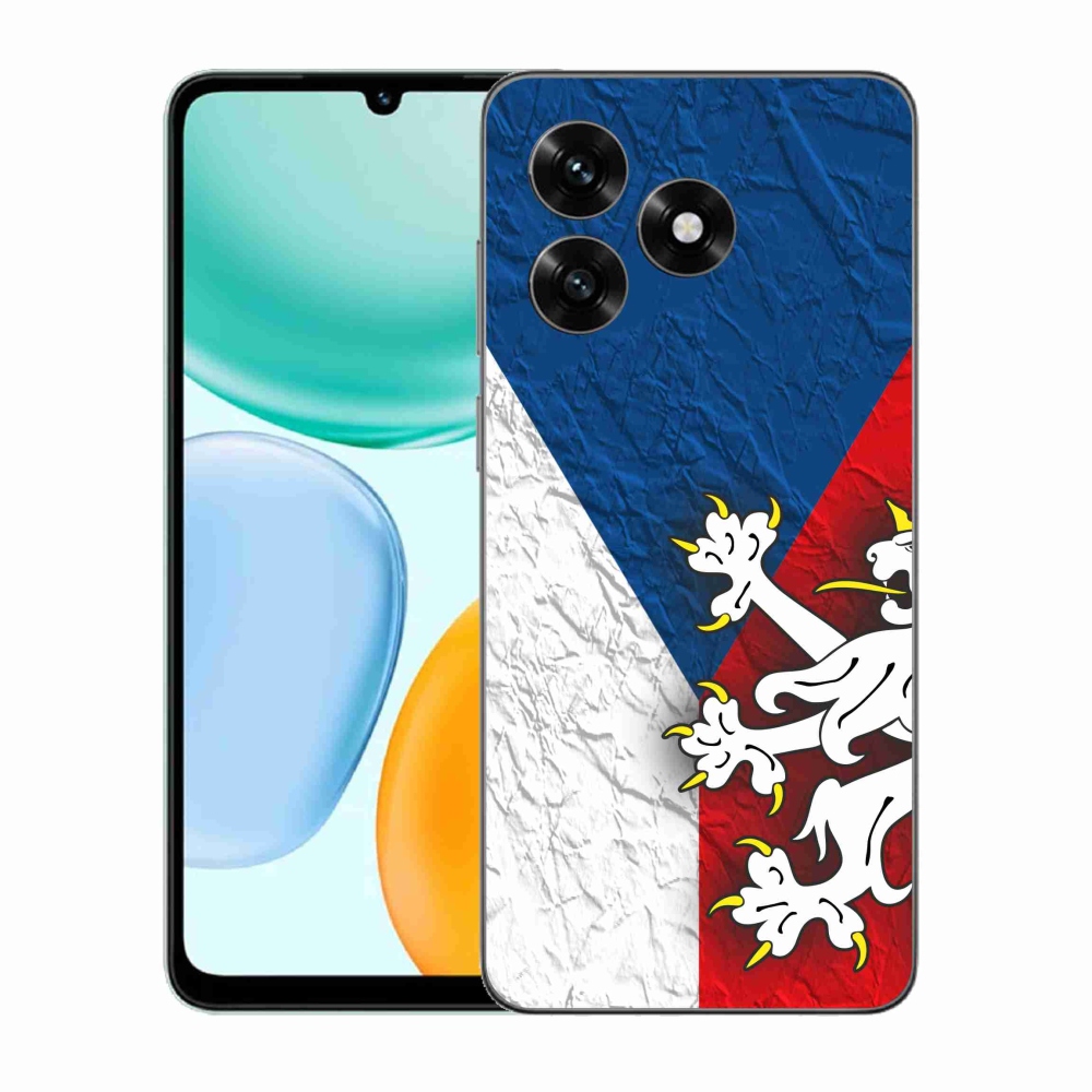 Gélový kryt mmCase na Honor X5c Plus - česká vlajka 1