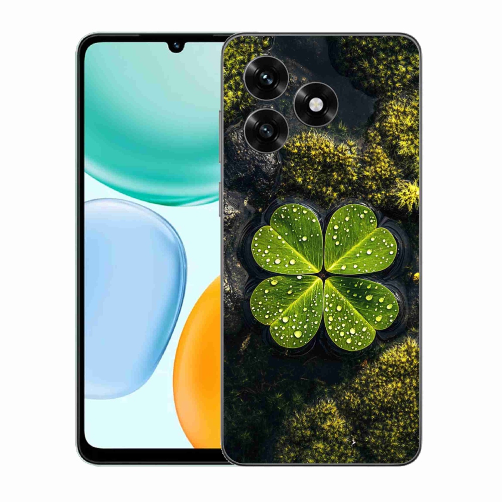 Gélový kryt mmCase na Honor X5c Plus - štvorlístok