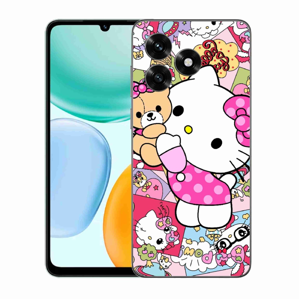 Gélový kryt mmCase na Honor X5c Plus - cute kitty