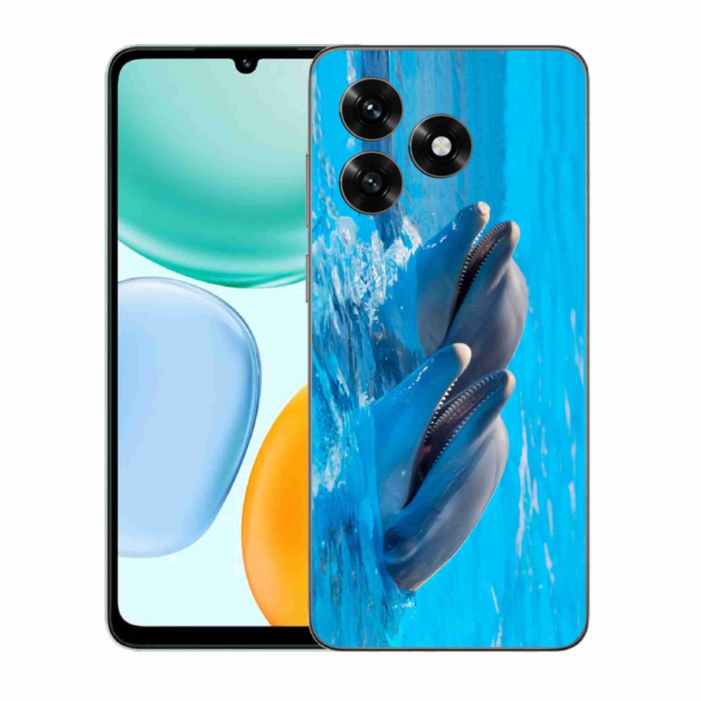 Gélový kryt mmCase na Honor X5c Plus - delfíny