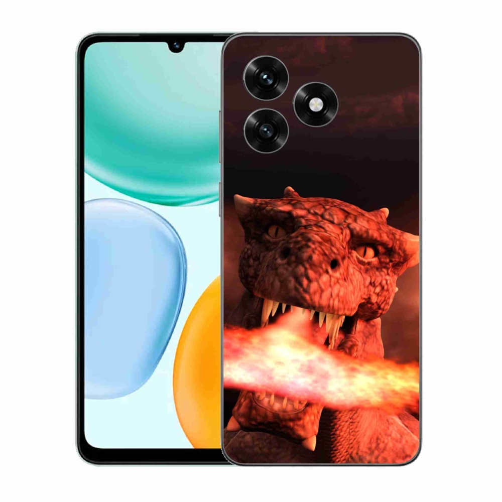 Gélový kryt mmCase na Honor X5c Plus - drak