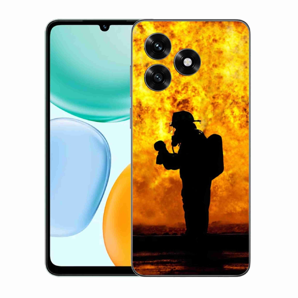 Gélový kryt mmCase na Honor X5c Plus - hasič