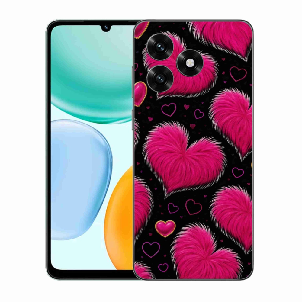 Gélový kryt mmCase na Honor X5c Plus - hebké srdce