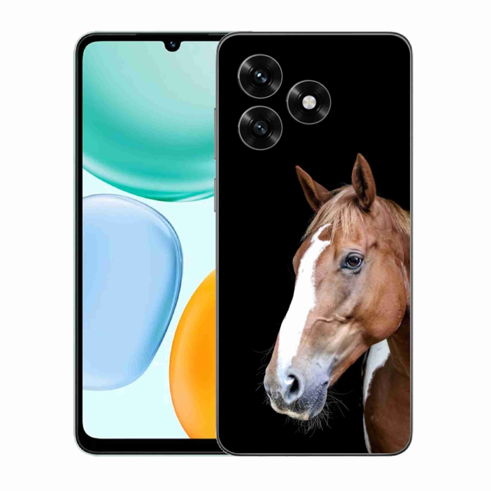 Gélový kryt mmCase na Honor X5c Plus - hnedý kôň 3