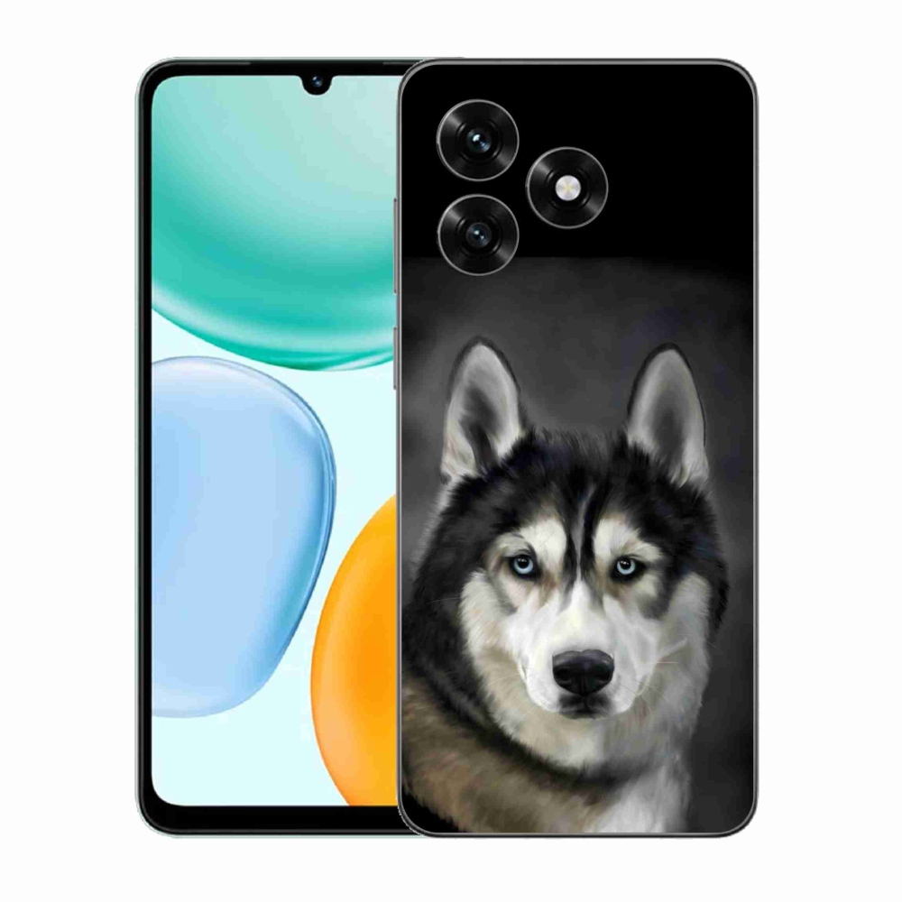 Gélový kryt mmCase na Honor X5c Plus - husky