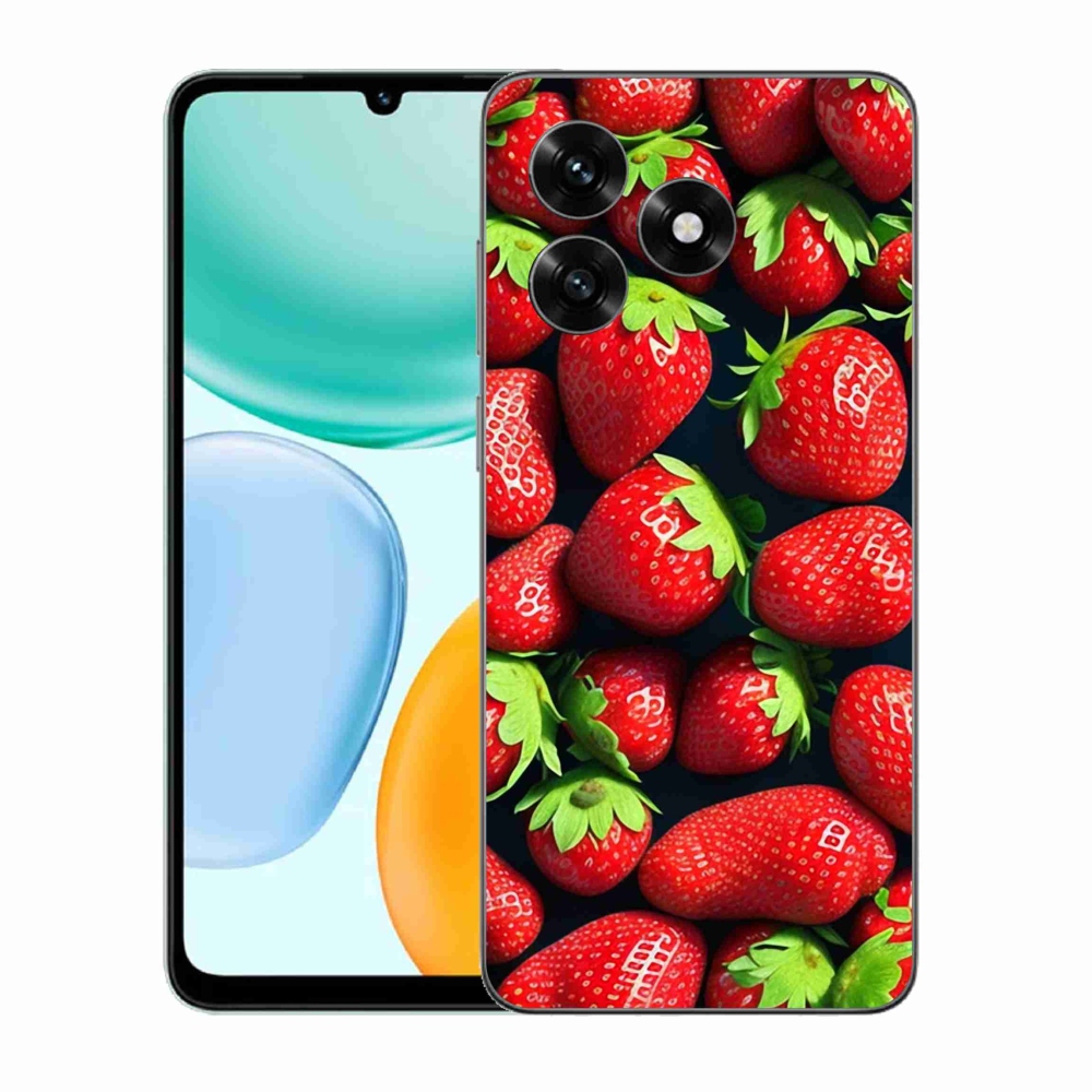 Gélový kryt mmCase na Honor X5c Plus - jahody