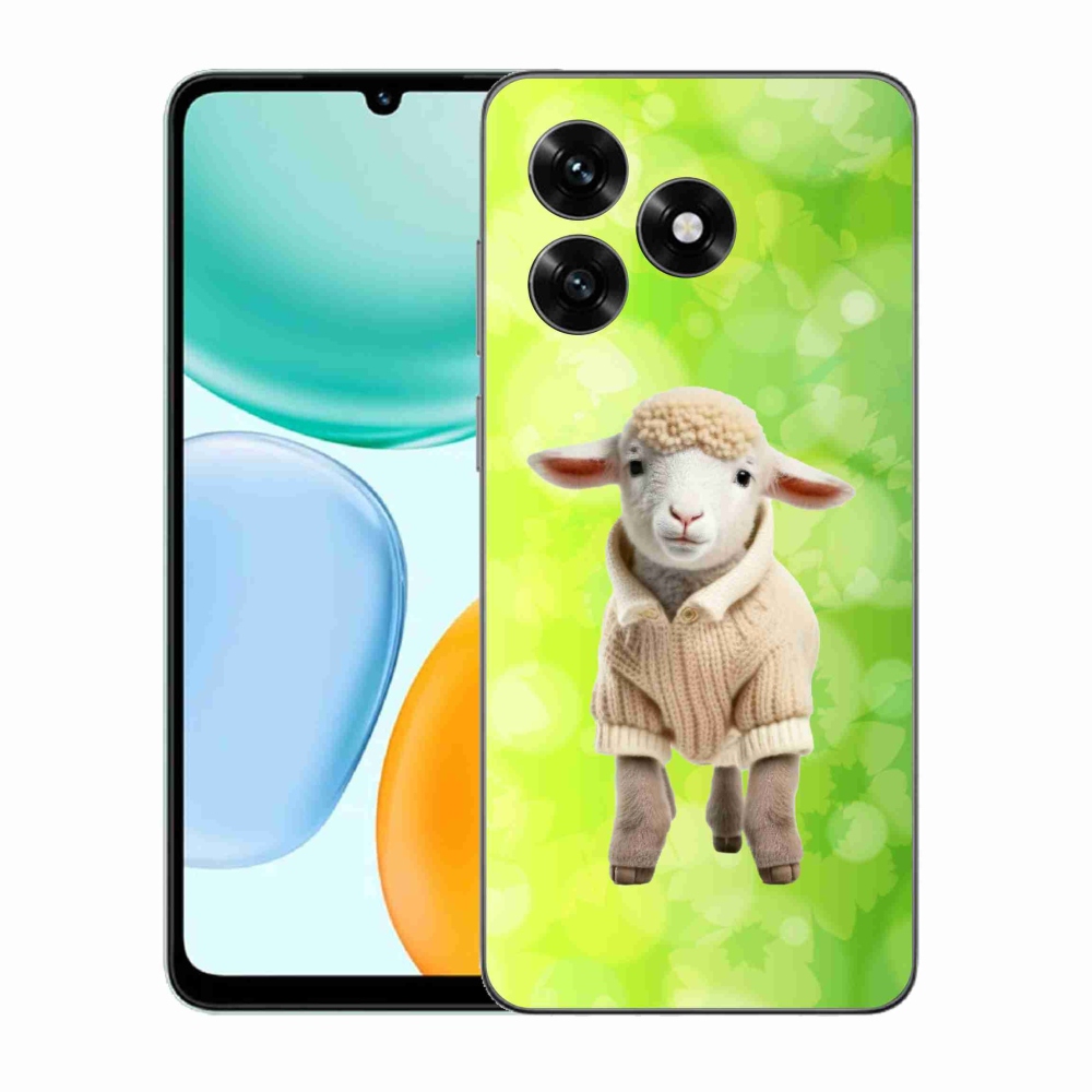 Gélový kryt mmCase na Honor X5c Plus - jahňa vo svetri