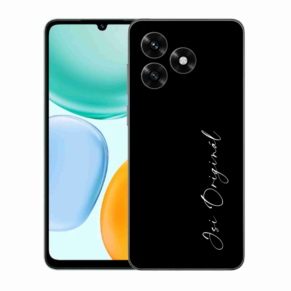 Gélový kryt mmCase na Honor X5c Plus - si originál čierne pozadie