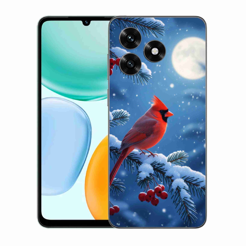Gélový kryt mmCase na Honor X5c Plus - kardinál červený