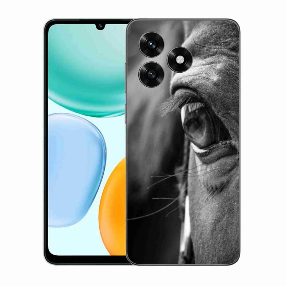 Gélový kryt mmCase na Honor X5c Plus - konský pohľad