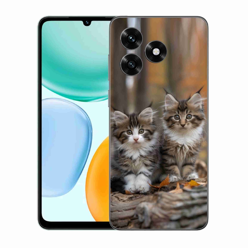 Gélový kryt mmCase na Honor X5c Plus - mačacie duo 3