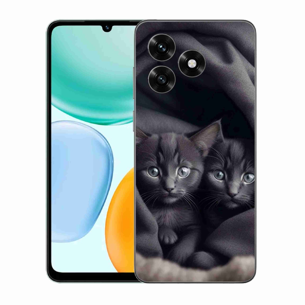 Gélový kryt mmCase na Honor X5c Plus - mačacie duo