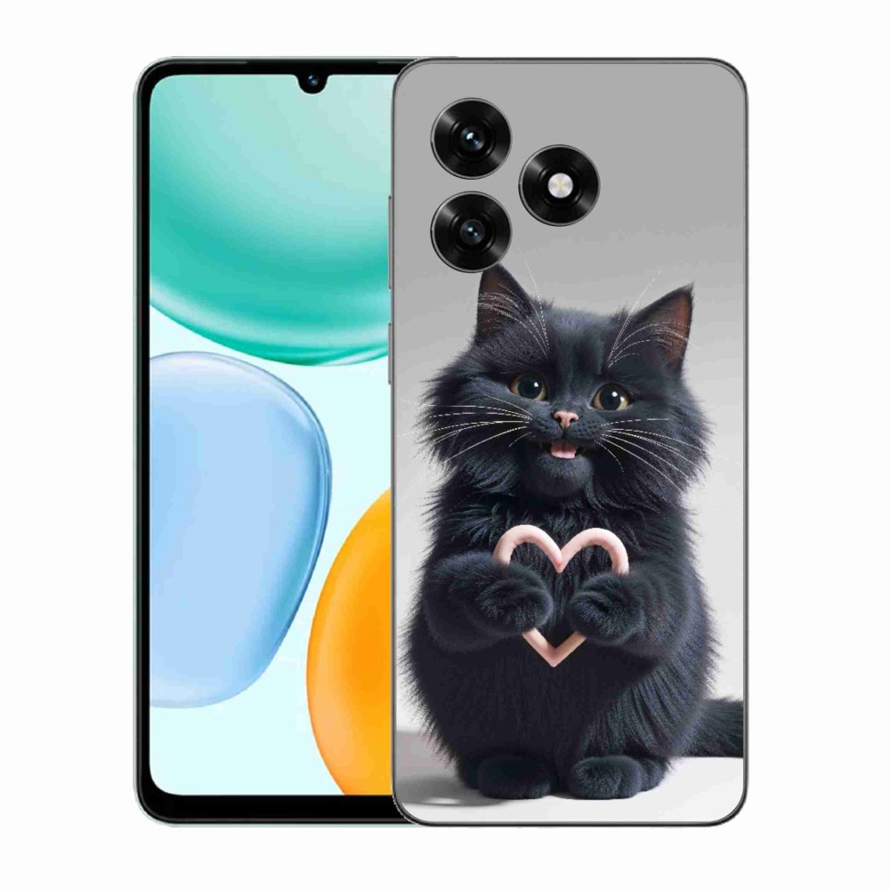 Gélový kryt mmCase na Honor X5c Plus - mačacia láska 3