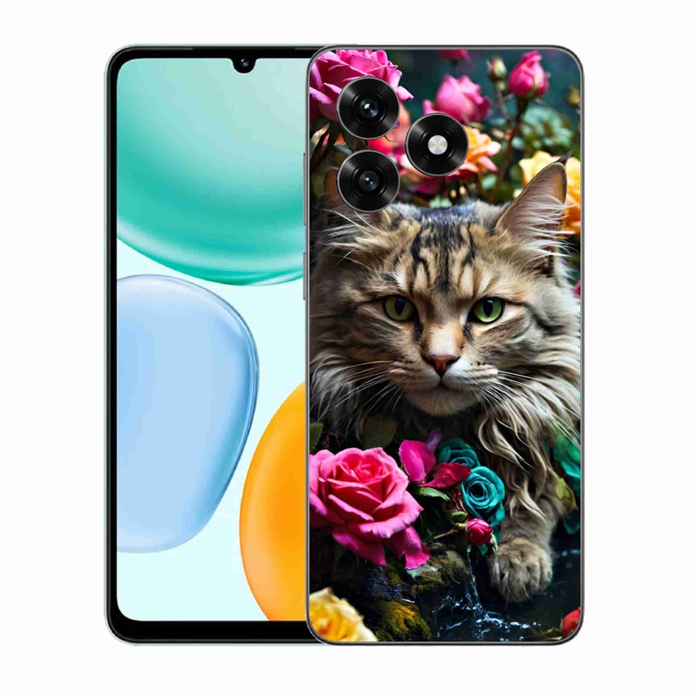 Gélový kryt mmCase na Honor X5c Plus - mačacie pohľad 2