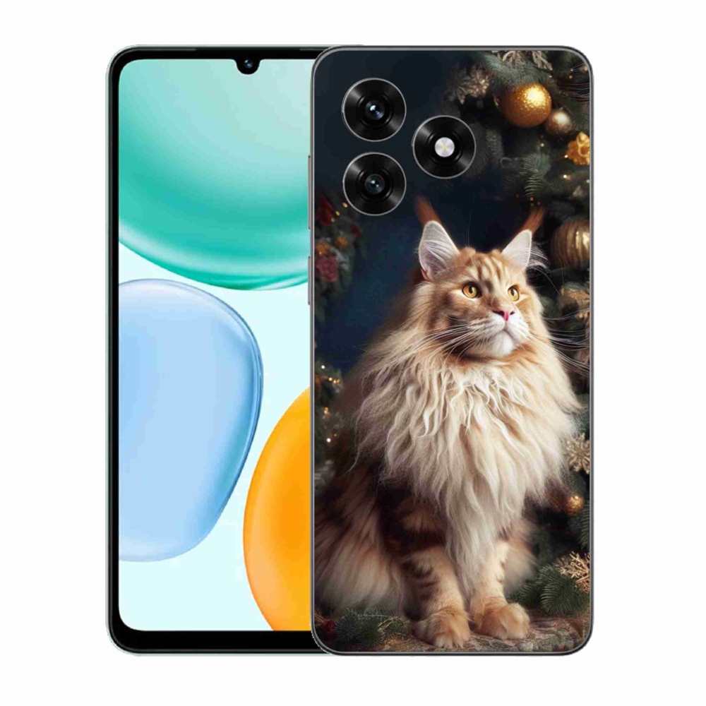 Gélový kryt mmCase na Honor X5c Plus - mačka pri stromčeku