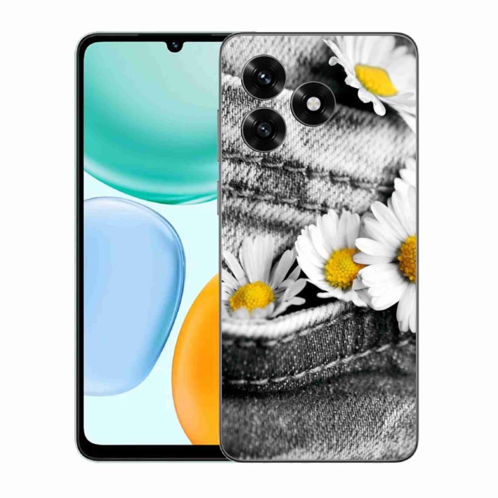 Gélový kryt mmCase na Honor X5c Plus - margarétky