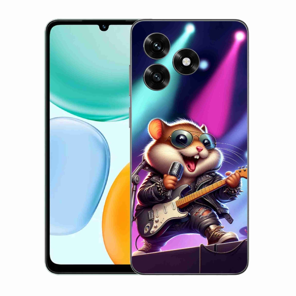 Gélový kryt mmCase na Honor X5c Plus - škrečok rocker
