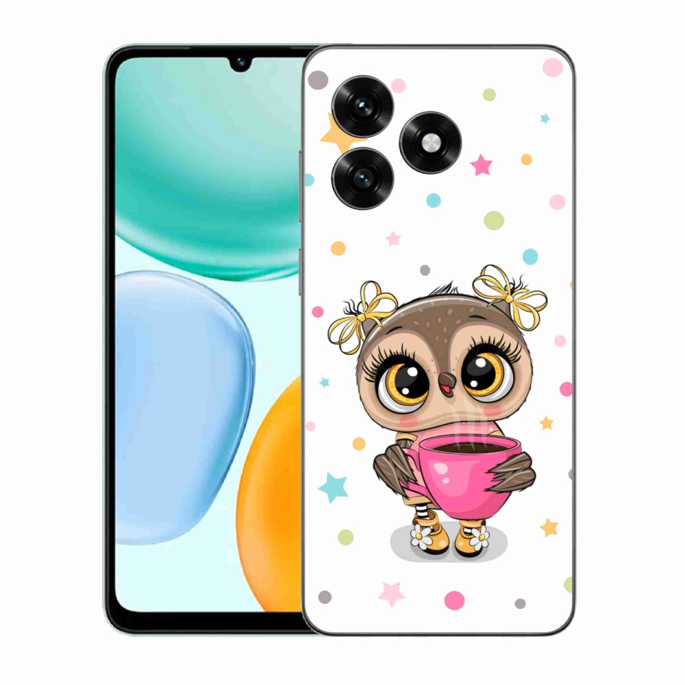 Gélový kryt mmCase na Honor X5c Plus - kreslená sovička