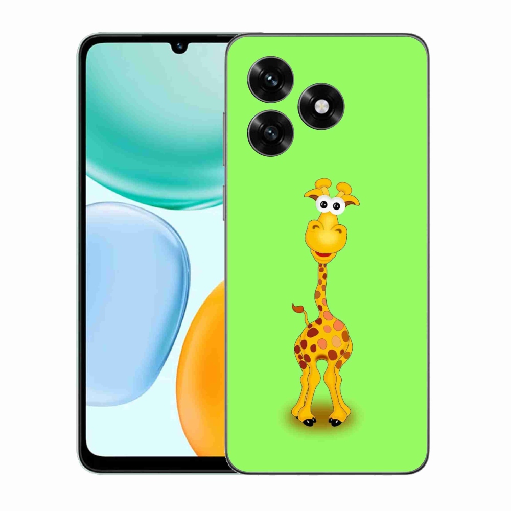 Gélový kryt mmCase na Honor X5c Plus - kreslená žirafa