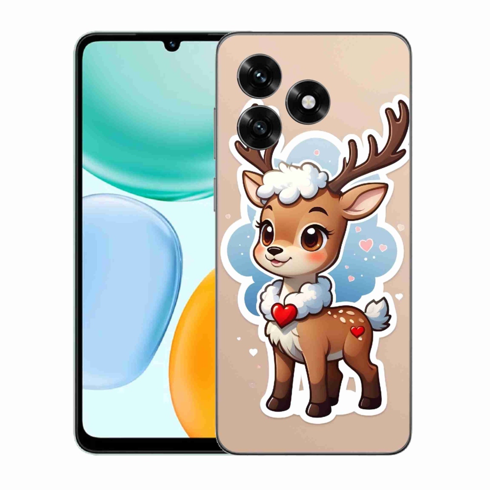 Gélový kryt mmCase na Honor X5c Plus - kreslený sob