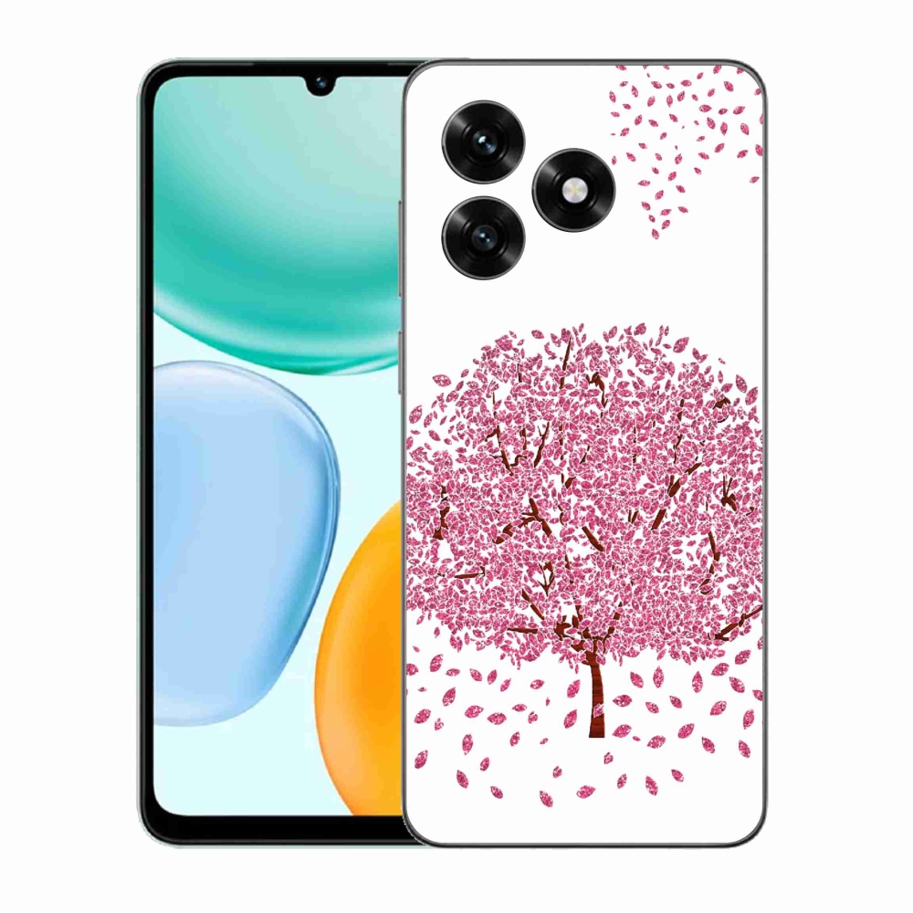 Gélový kryt mmCase na Honor X5c Plus - kreslený strom s listami