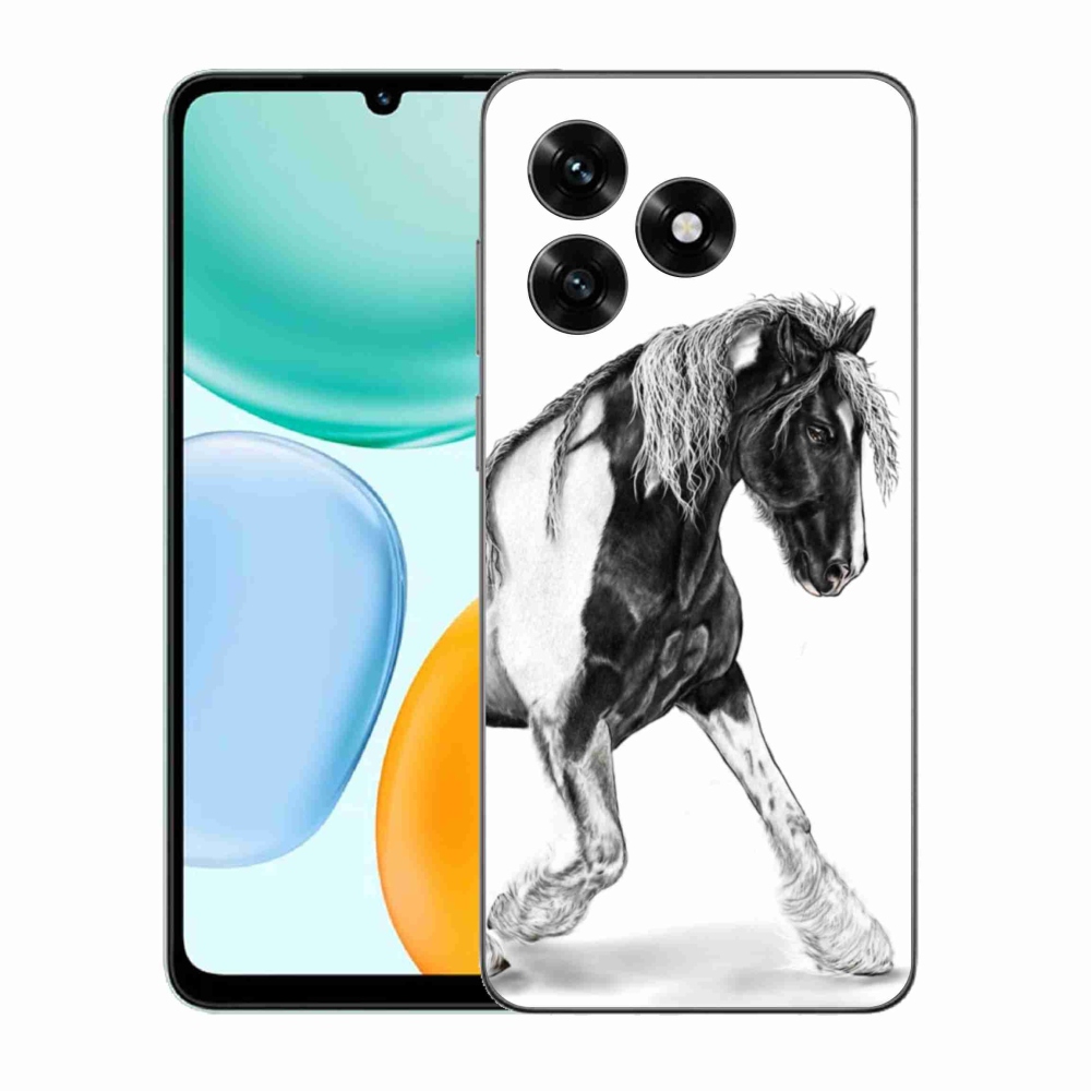 Gélový kryt mmCase na Honor X5c Plus - kôň