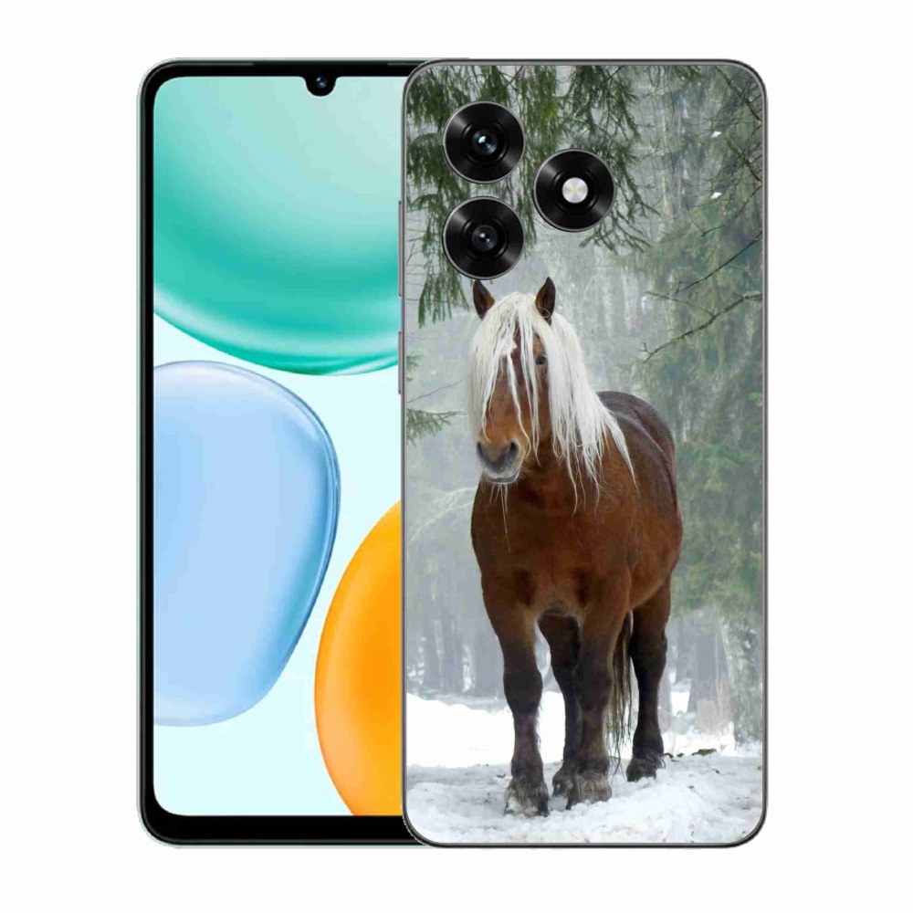 Gélový kryt mmCase na Honor X5c Plus - kôň v lese